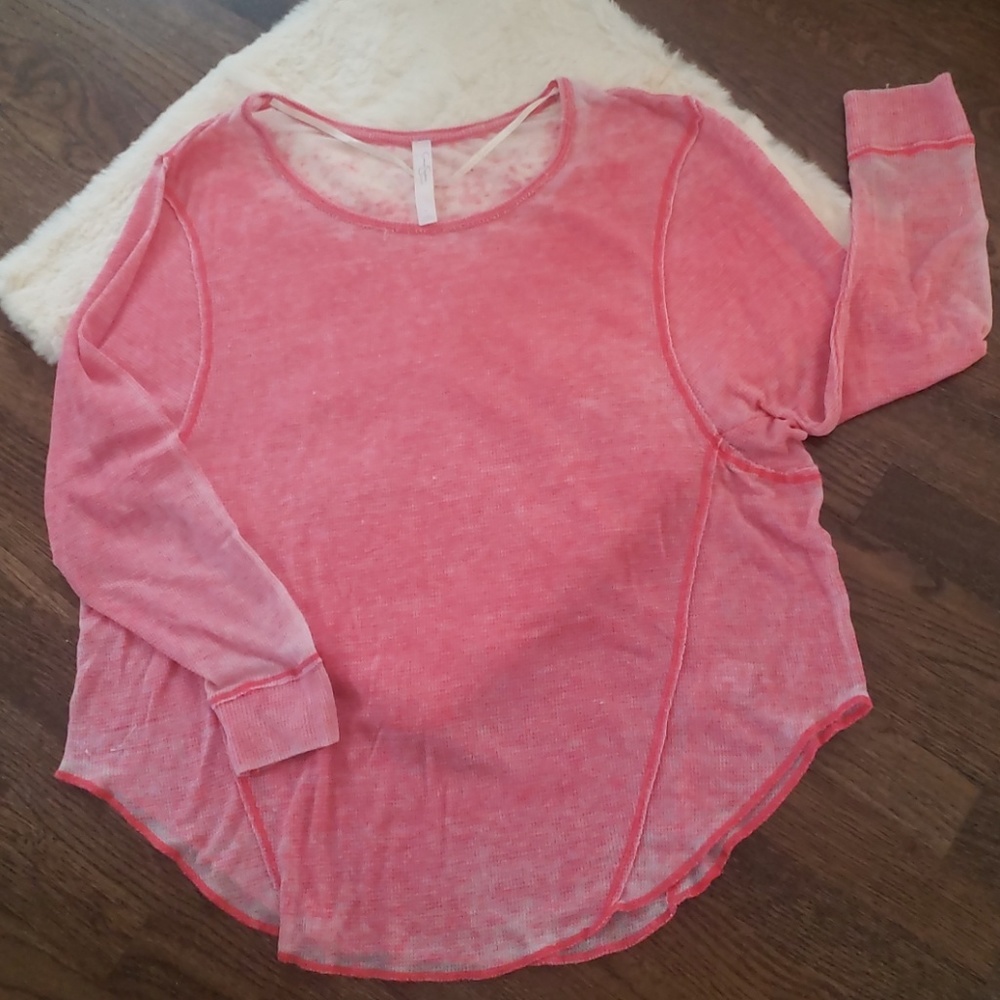 Jessica Simpson Waffle Print Shirt NWOT